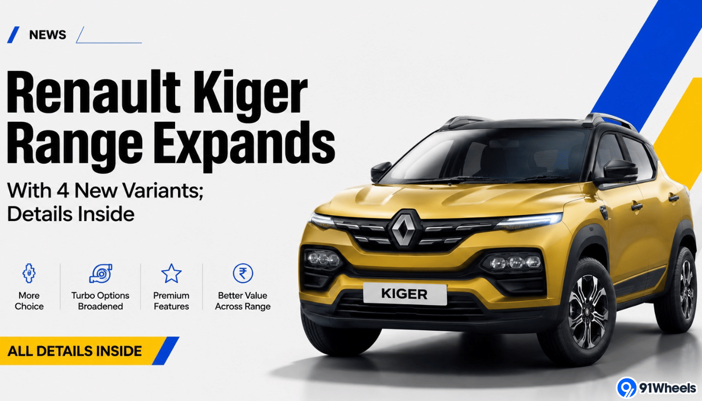 Renault Kiger Range Expands With 4 New Variants; Details Inside